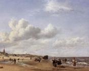 阿德里安 凡 德 维尔德 : The Beach At Scheveningen